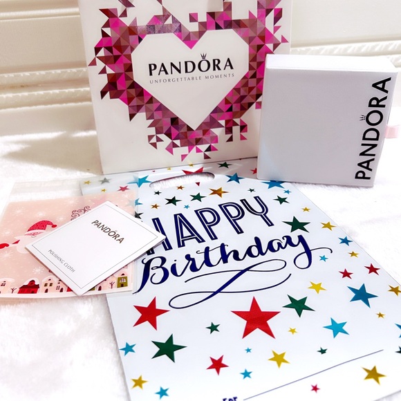 PANDORA Happy Birthday Hot Air Heart Balloon Charm w/box - Picture 4 of 9